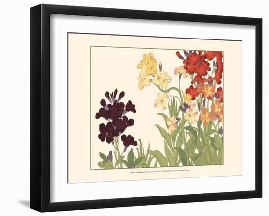 Small Japanese Flower Garden I-Konan Tanigami-Framed Art Print