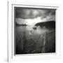 Small Jetty on Lake-Steven Allsopp-Framed Photographic Print