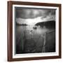 Small Jetty on Lake-Steven Allsopp-Framed Photographic Print