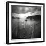 Small Jetty on Lake-Steven Allsopp-Framed Photographic Print