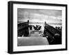 Small Landing Craft with American Soldiers Wading Ashore under Heavy German Fire-Robert F^ Sargent-Framed Photographic Print