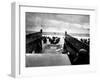 Small Landing Craft with American Soldiers Wading Ashore under Heavy German Fire-Robert F^ Sargent-Framed Photographic Print