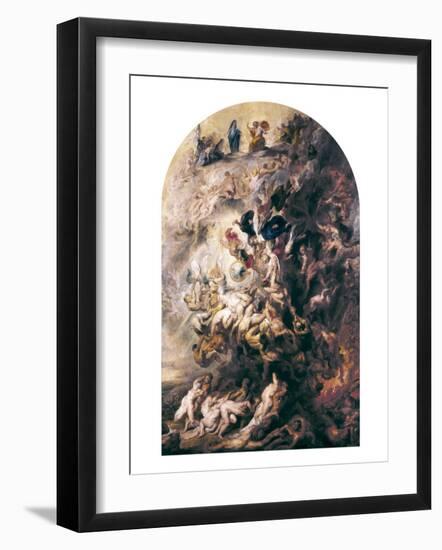 Small Last Judgement-Peter Paul Rubens-Framed Art Print