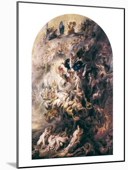 Small Last Judgement-Peter Paul Rubens-Mounted Art Print