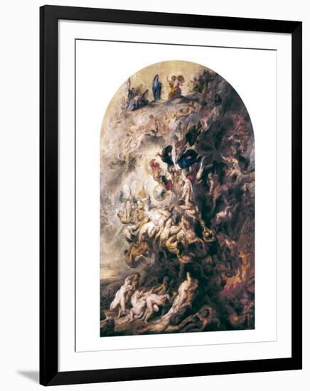 Small Last Judgement-Peter Paul Rubens-Framed Art Print