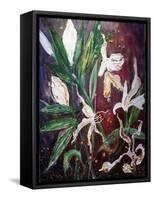 Small Lily wilt-jocasta shakespeare-Framed Stretched Canvas