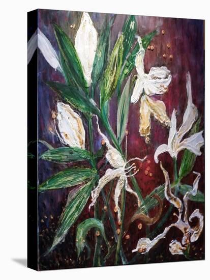 Small Lily wilt-jocasta shakespeare-Stretched Canvas
