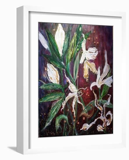 Small Lily wilt-jocasta shakespeare-Framed Giclee Print