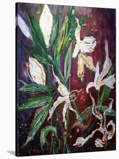 Small Lily wilt-jocasta shakespeare-Stretched Canvas