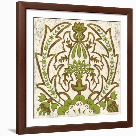 Small Lotus Tapestry II-Chariklia Zarris-Framed Art Print