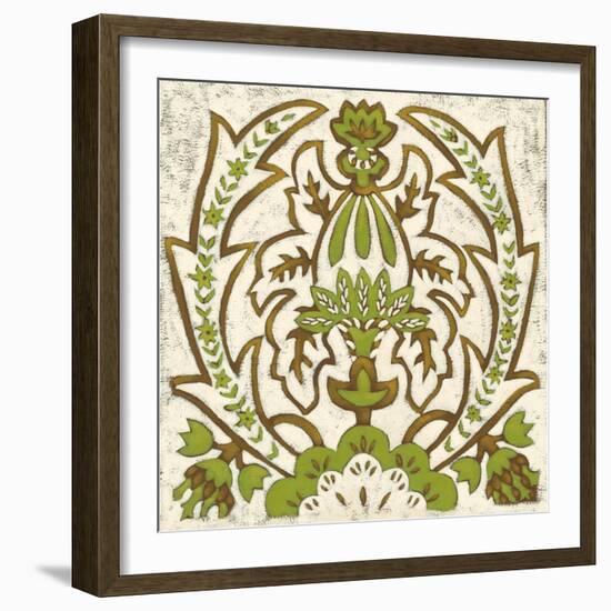 Small Lotus Tapestry II-Chariklia Zarris-Framed Art Print