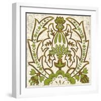 Small Lotus Tapestry II-Chariklia Zarris-Framed Art Print