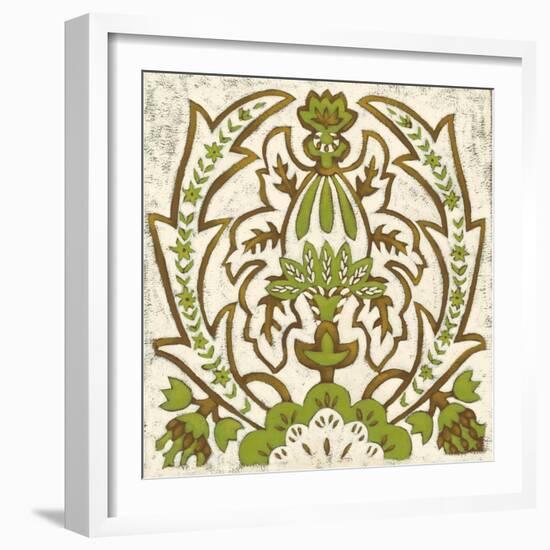 Small Lotus Tapestry II-Chariklia Zarris-Framed Art Print