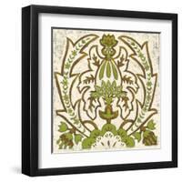 Small Lotus Tapestry II-Chariklia Zarris-Framed Art Print