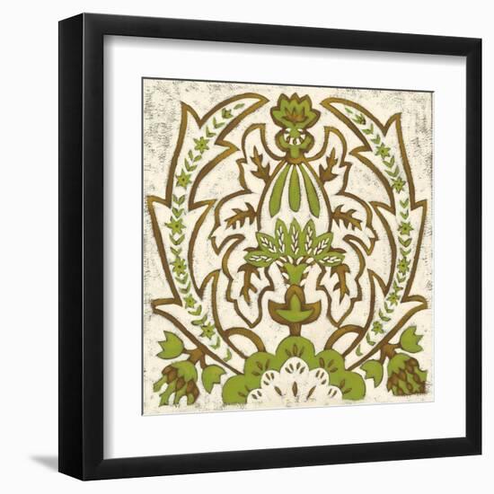 Small Lotus Tapestry II-Chariklia Zarris-Framed Art Print