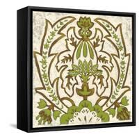 Small Lotus Tapestry II-Chariklia Zarris-Framed Stretched Canvas