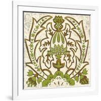 Small Lotus Tapestry II-Chariklia Zarris-Framed Art Print