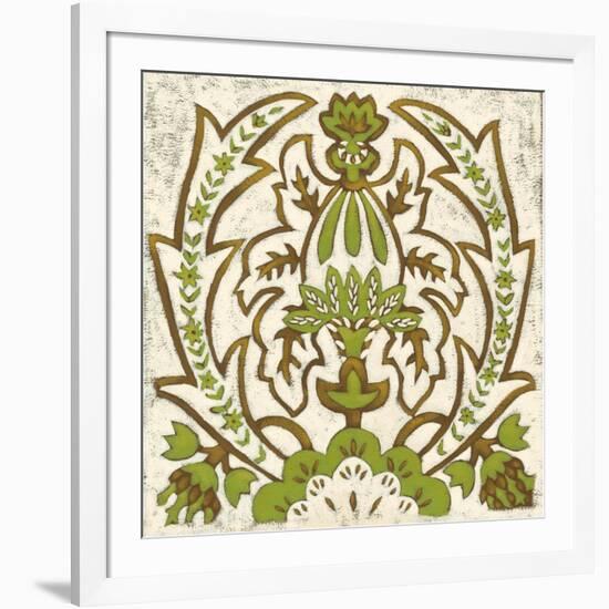 Small Lotus Tapestry II-Chariklia Zarris-Framed Art Print
