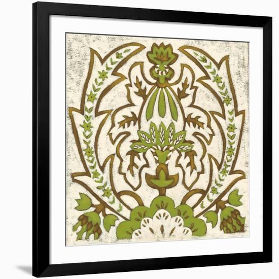 Small Lotus Tapestry II-Chariklia Zarris-Framed Art Print