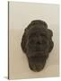 Small Mask of Abraham Lincoln is Made of Plaster and Painted to Look Patinated-James Wehn-Stretched Canvas