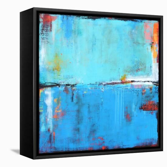 Small Matchbox Blues 5-Erin Ashley-Framed Stretched Canvas