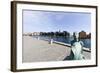 Small Mermaid in Front of the Royal Library, District of Christianshavn, Denmark-Axel Schmies-Framed Photographic Print