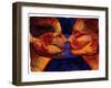 Small Mirror Twin with Figure-Graham Dean-Framed Giclee Print