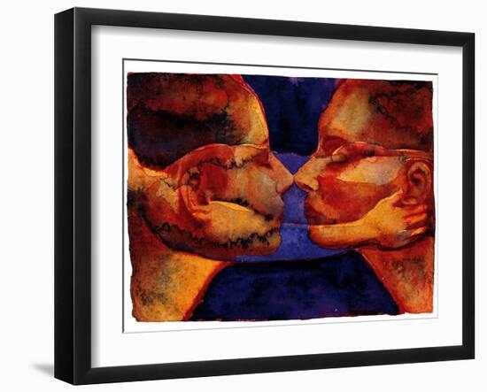 Small Mirror Twin with Figure-Graham Dean-Framed Giclee Print