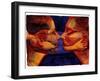 Small Mirror Twin with Figure-Graham Dean-Framed Giclee Print