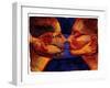 Small Mirror Twin with Figure-Graham Dean-Framed Giclee Print