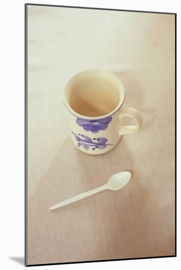 Small Mug and Plastic Spoon-Den Reader-Mounted Photographic Print