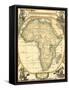 Small Nautical Map of Africa-Vision Studio-Framed Stretched Canvas