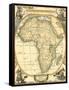 Small Nautical Map of Africa-Vision Studio-Framed Stretched Canvas