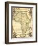 Small Nautical Map of Africa-Vision Studio-Framed Art Print