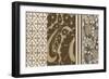 Small Neutral Nouveau Panel I-Megan Meagher-Framed Art Print