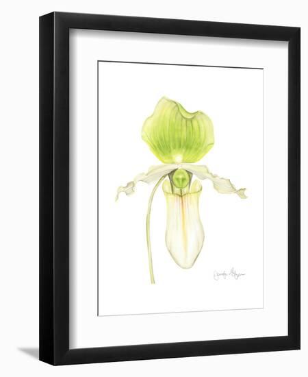 Small Orchid Beauty IV-Jennifer Goldberger-Framed Art Print