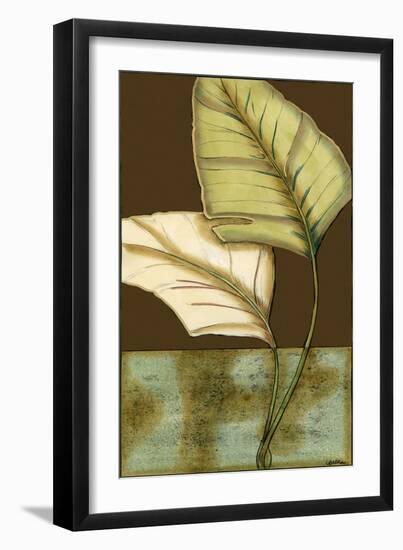 Small Palm Leaf Arabesque I-Erica J. Vess-Framed Art Print