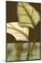 Small Palm Leaf Arabesque I-Erica J. Vess-Mounted Art Print