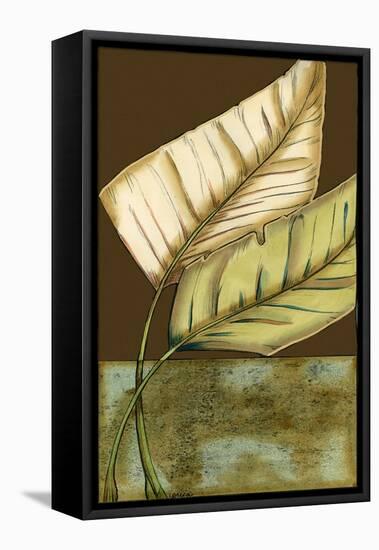 Small Palm Leaf Arabesque II-Erica J. Vess-Framed Stretched Canvas