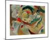 Small Picture with Yellow, 1914-Wassily Kandinsky-Mounted Giclee Print