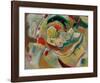 Small Picture with Yellow, 1914-Wassily Kandinsky-Framed Giclee Print