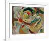 Small Picture with Yellow, 1914-Wassily Kandinsky-Framed Giclee Print