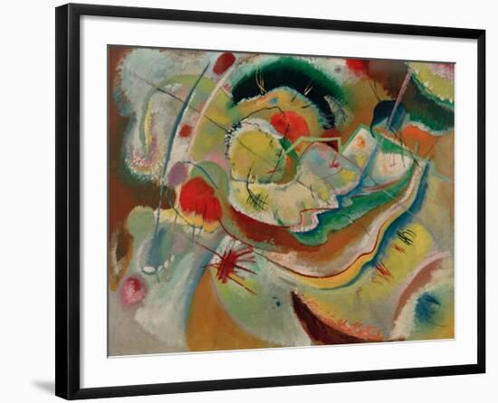 Small Picture with Yellow, 1914-Wassily Kandinsky-Framed Giclee Print