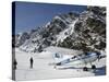 Small Plane Landed on Glacier in Denali National Park, Alaska, USA-James Gritz-Stretched Canvas