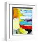 Small Pot by the Painted Sea-Joan Davis-Framed Giclee Print