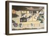 Small Puppet Theater-Hanabusa Itcho-Framed Giclee Print