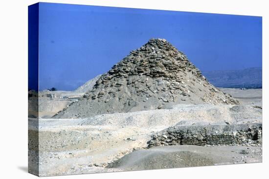 Small Pyramid Near Step Pyramid of Djoser, Saqqara, Egypt, C2600 Bc-Imhotep-Stretched Canvas