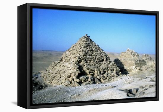 Small Pyramids at Giza (Gize), Ancient Egyptian-null-Framed Stretched Canvas