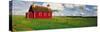 Small Red Schoolhouse, Battle Lake, Minnesota, USA-null-Stretched Canvas