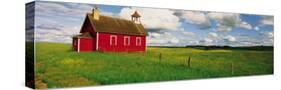 Small Red Schoolhouse, Battle Lake, Minnesota, USA-null-Stretched Canvas